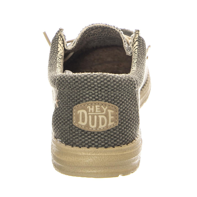 M' Wally Braided Army - Scarpe Stringate Profilo Basso Uomo Grige HD.40003.ARMY  HEY DUDE 