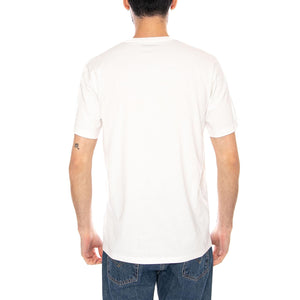 SMALL AMERICANA TEE WORN WHITE - Maglietta Girocollo Uomo Bianca 112377981 WHT WRANGLER 