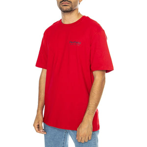 Hudson Script T-Shirt Haute Red - Maglietta Girocollo Uomo Rossa PFD0349-C40  PENFIELD 