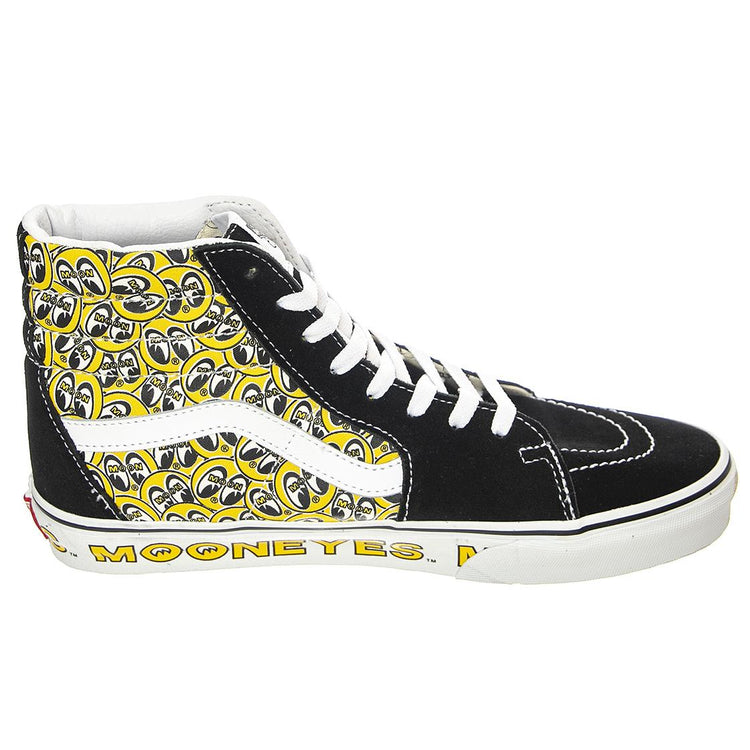 Ua Sk8-Hi Mooneyes Black / Yellow - Scarpe Stringate Profilo Alto Uomo Nere / Gialle VN0A5JMJY231  VANS 