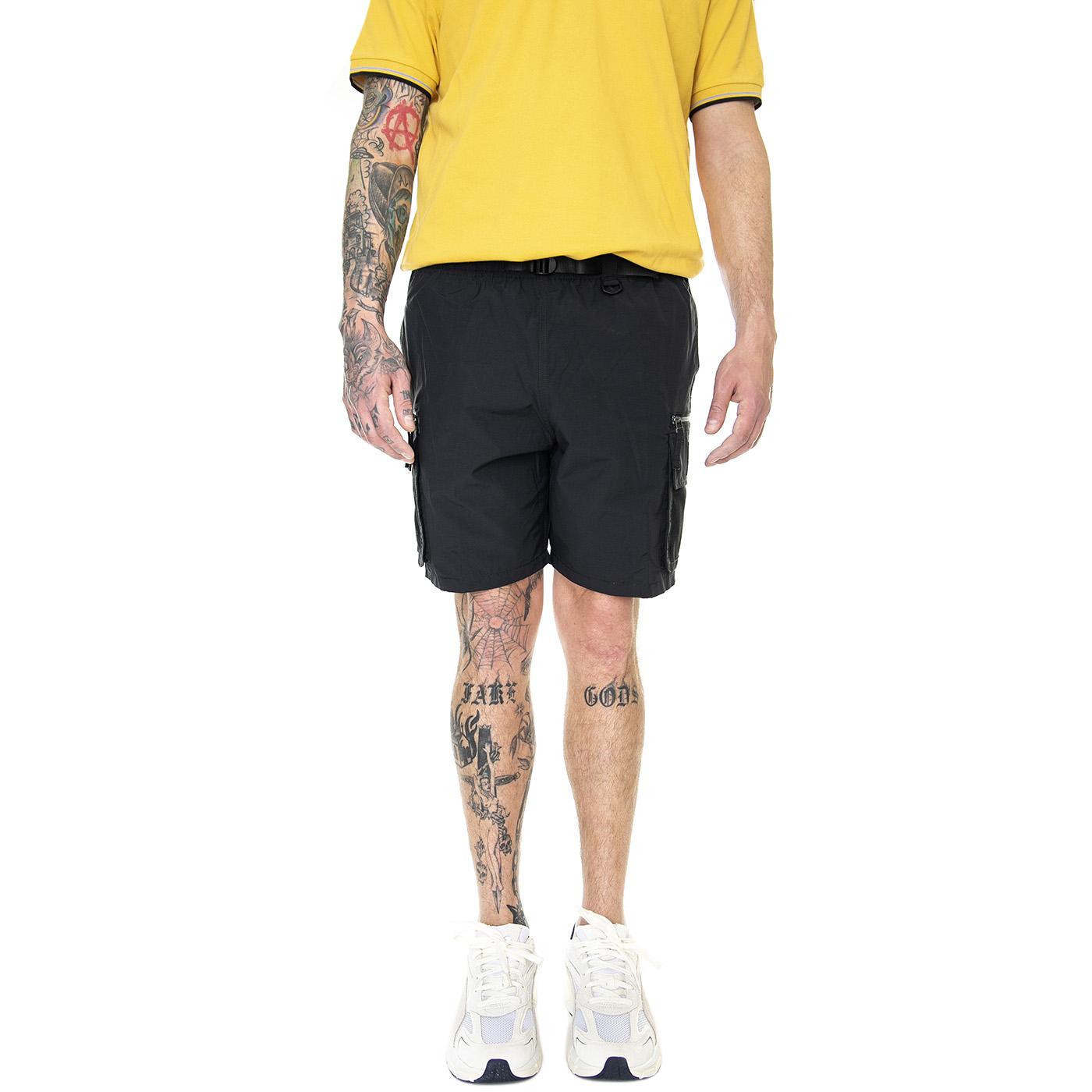 Obey x Helinox Camper's Cargo Short Black - Bermuda Cargo Uomo Neri 172120098-BLK  OBEY 