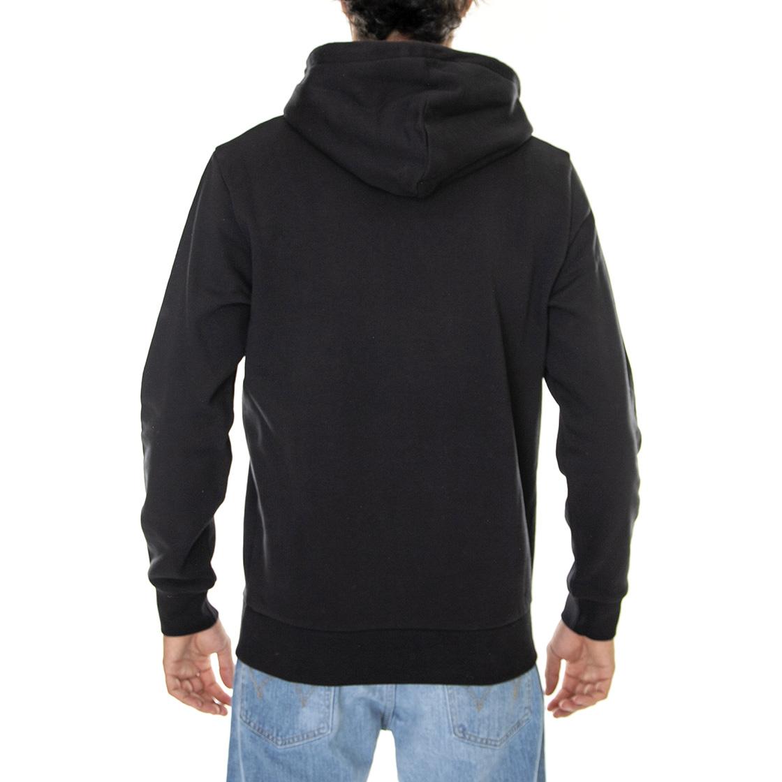 Hooded Script Embroidery Sweat Black / White - Felpa con Cappuccio Uomo Nera I031243-0D2XX  CARHARTT WIP 