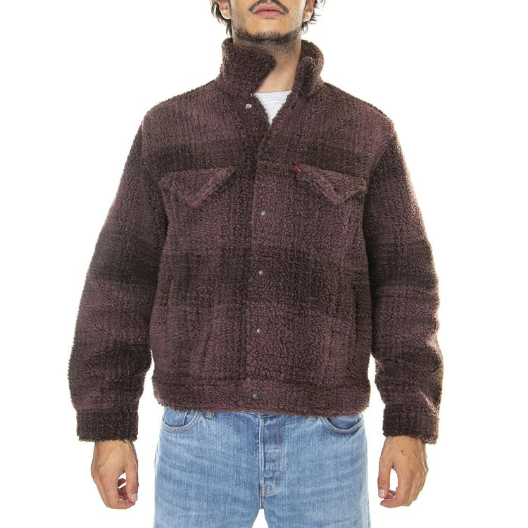 Cozy VTG Sherpa Trucker Tyrone Huckleber - Giacca Invernale Uomo Multicolore A3288-0004  LEVIS 