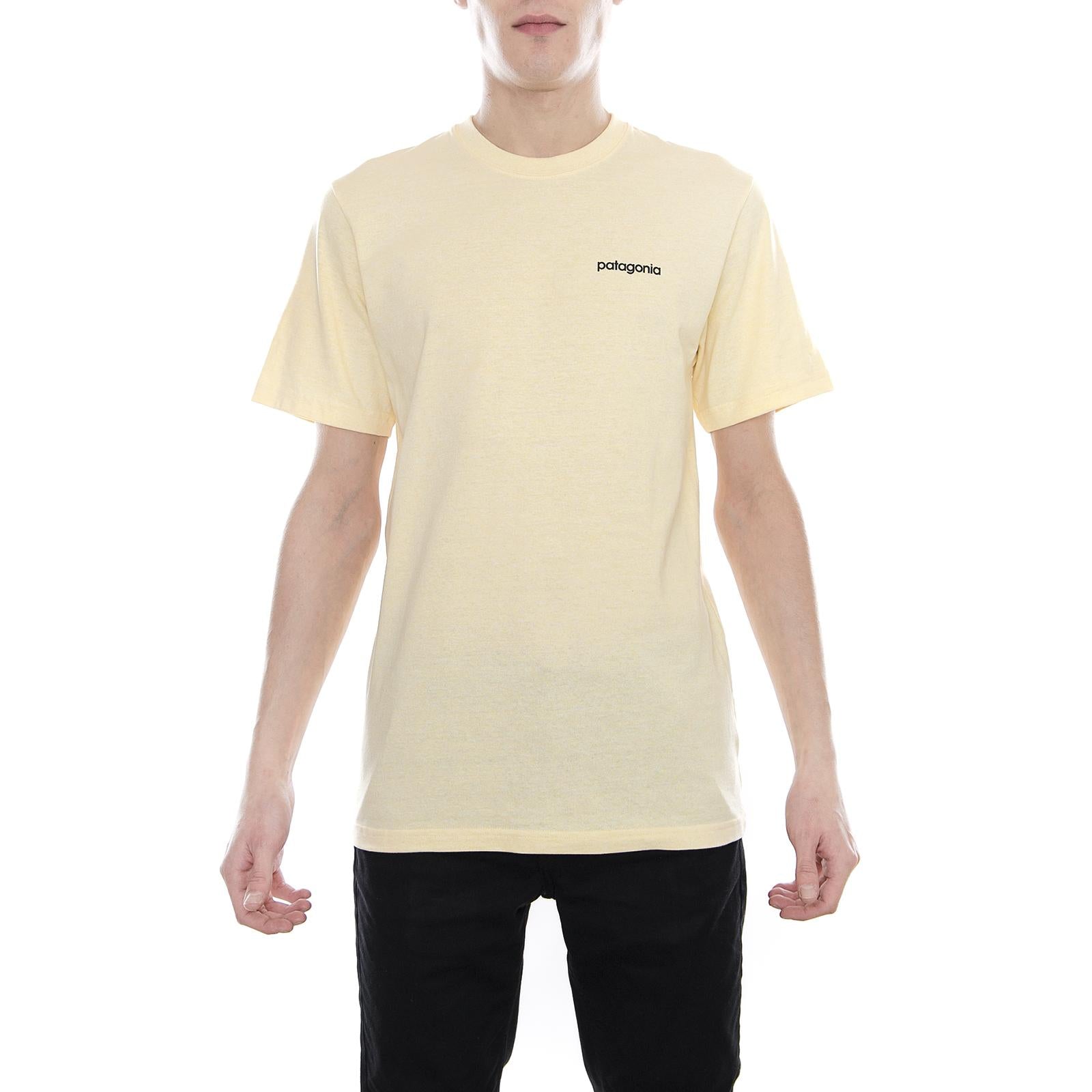 M s Line Logo Badge Responsibili-Tee Crest Yellow 39045-CSTY  PATAGONIA 