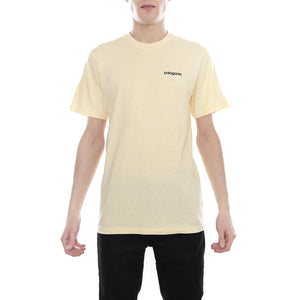 M s Line Logo Badge Responsibili-Tee Crest Yellow 39045-CSTY  PATAGONIA 