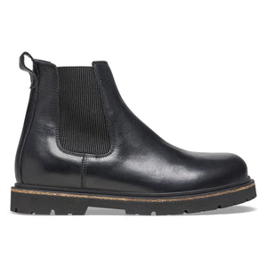 Highwood Slip On Men black, Natural Leather Boots - Stivaletti Uomo Neri 1025764 . BIRKENSTOCK 