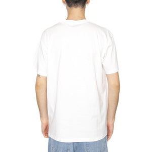 S/S Pocket Heart T-Shirt White / Black - Maglietta Girocollo Uomo Bianca I032128.00AXX . CARHARTT WIP 