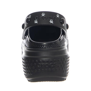 Wednesday Stomp Clog Black - Sandali Donna Neri CR.210214-BLK  CROCS 