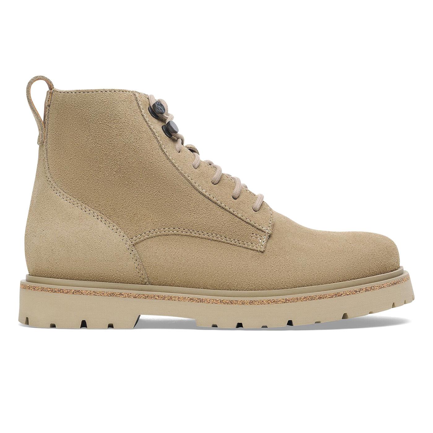 Highwood Lace Mid Men taupe, Suede Leather - Stivaletti Profilo alla Caviglia Uomo Beige 1028920  BIRKENSTOCK 
