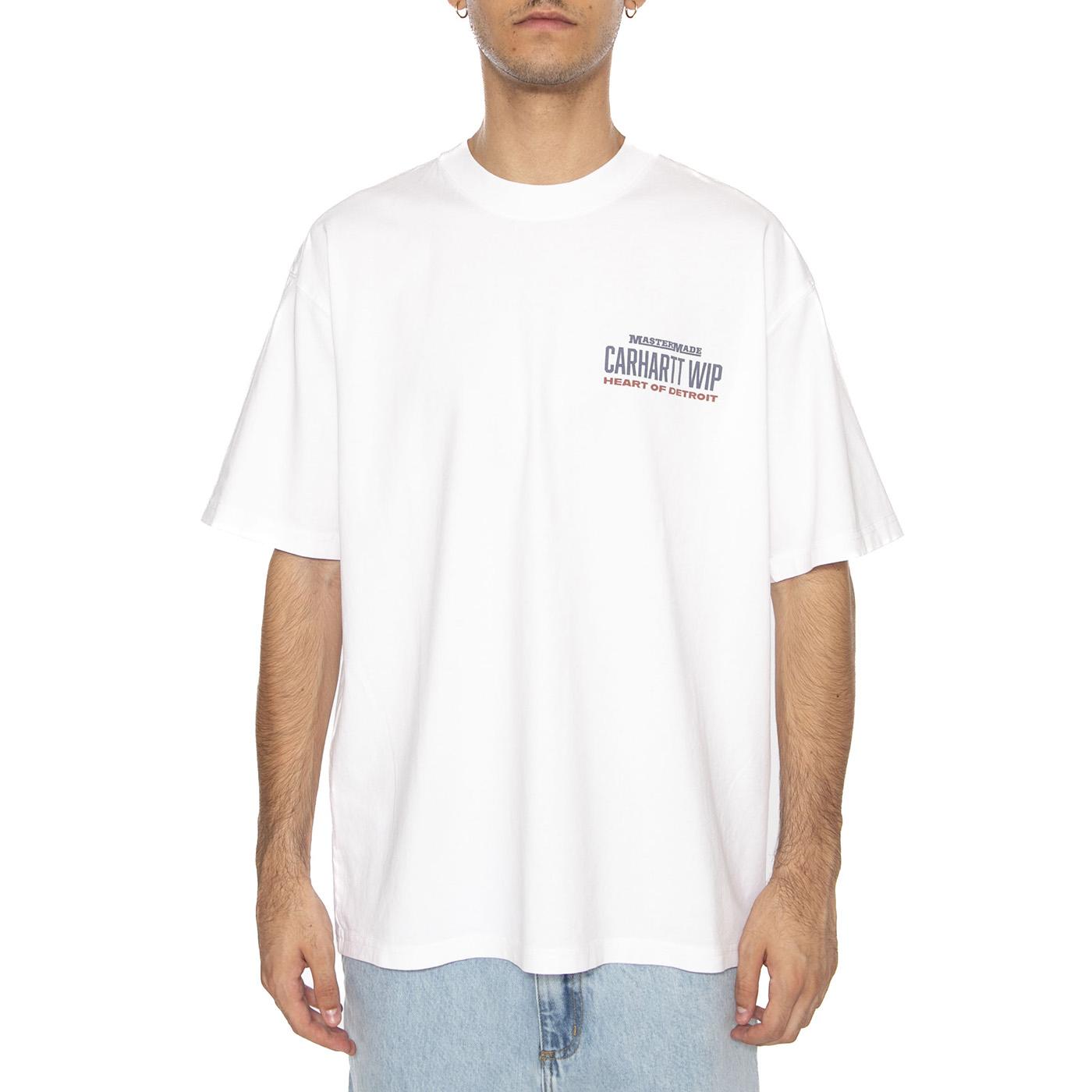 S/S Arcan T-Shirt White - Maglietta Girocollo Uomo Bianca I035209.0260  CARHARTT WIP 