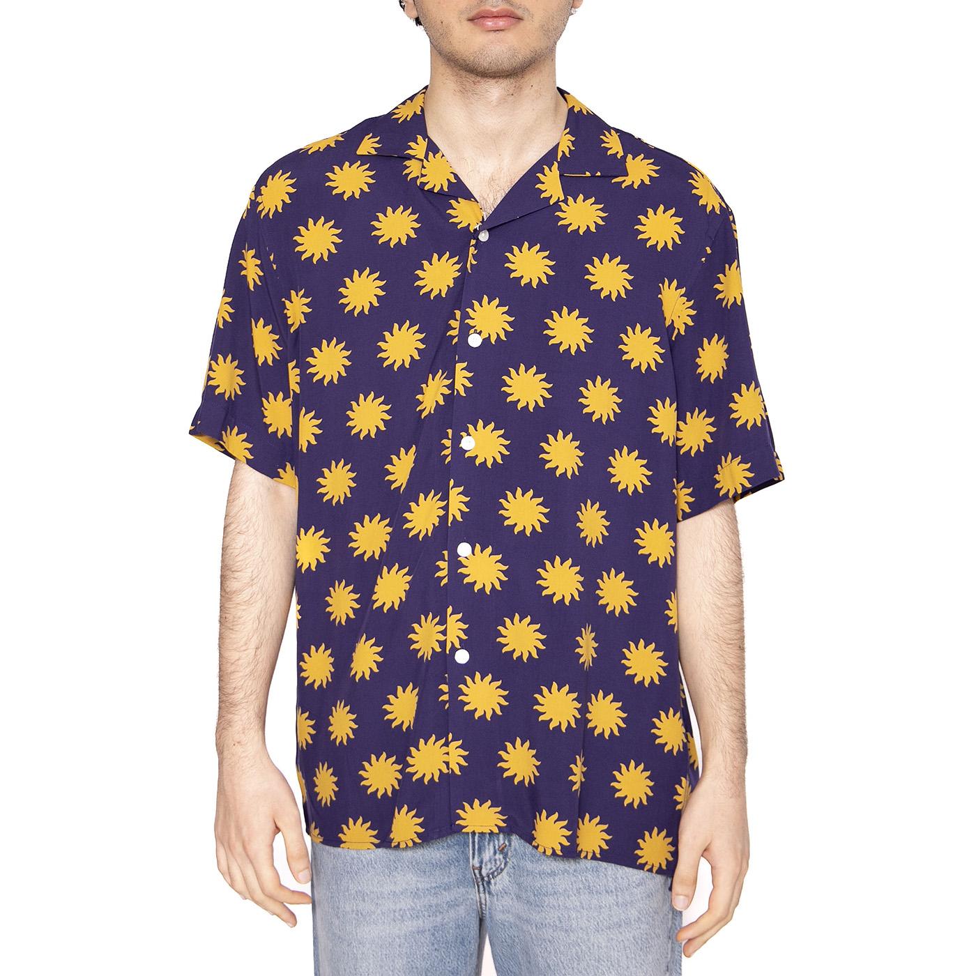 Sunday Sun Viscose Shirt - Camicia Maniche Corte Uomo Multicolore 7005-32-7005-32  OAS 