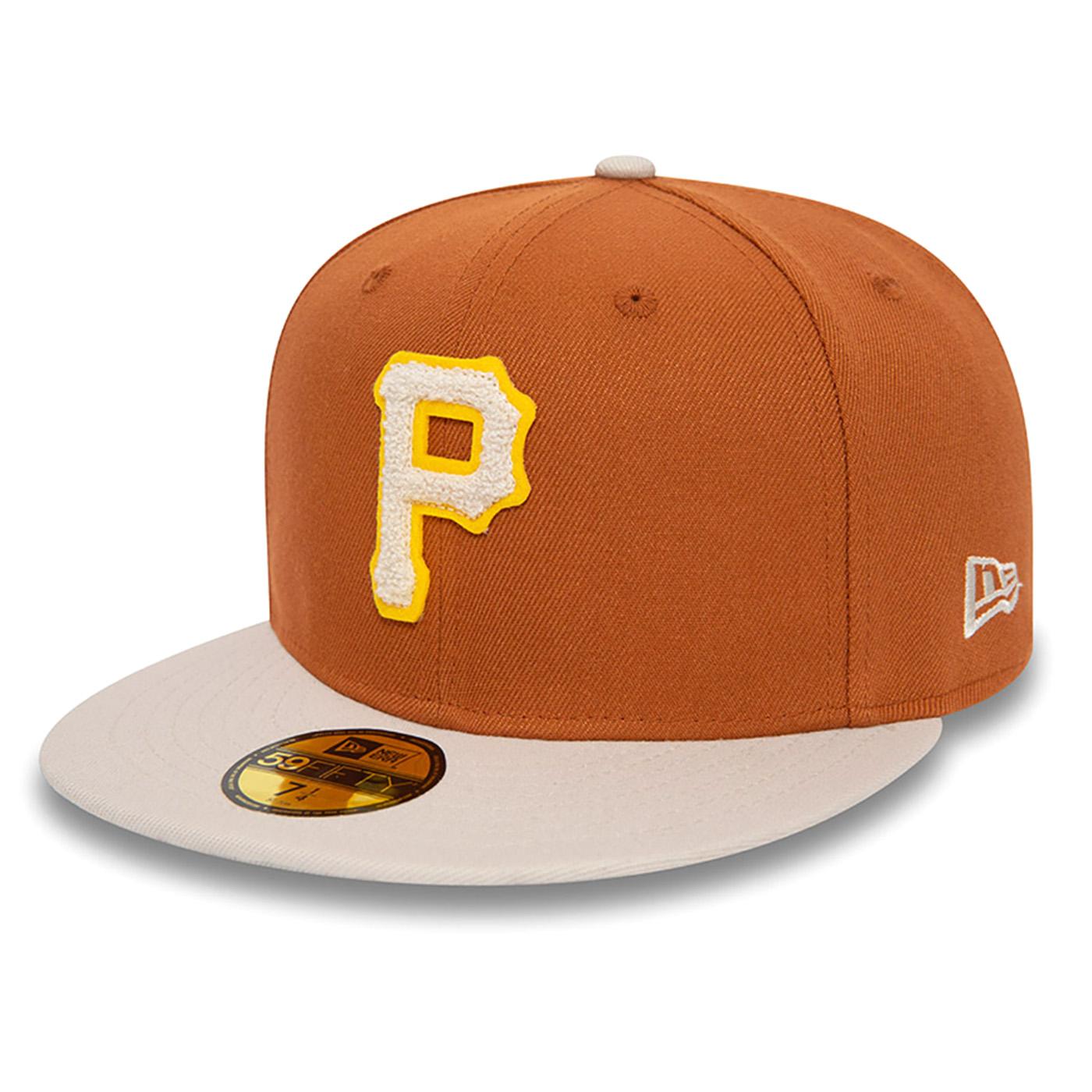 Boucle 59Fifty Pitsburg Pirates EBRSTNPIN Brown - Cappellino con Visiera Marrone 60435103  NEW ERA 