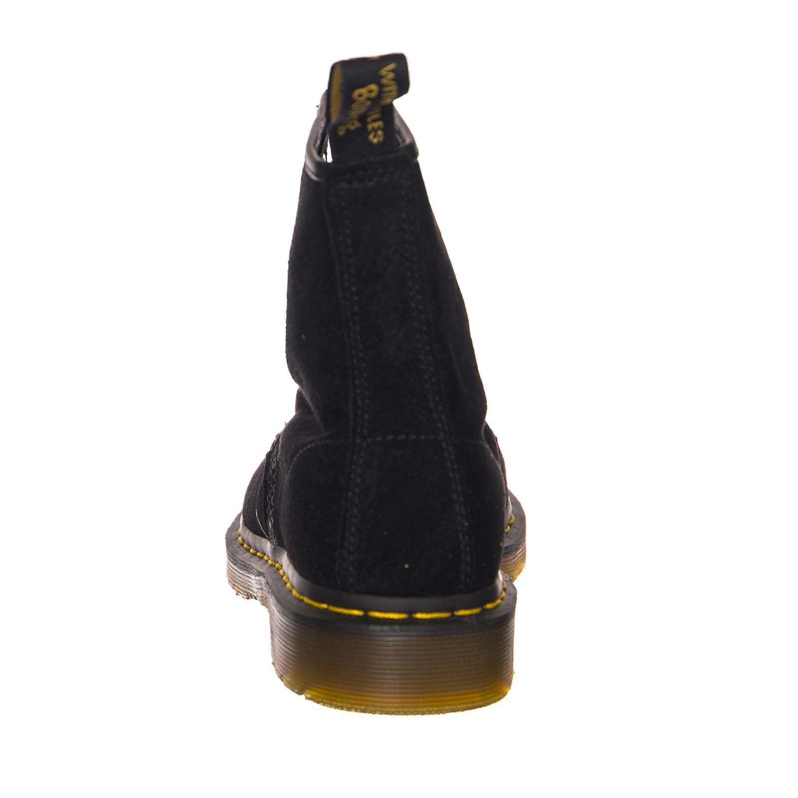 1460 Soft Buck - Black Soft - Stivali Uomo/Donna DMS1460BKSB21466001  DR.MARTENS 