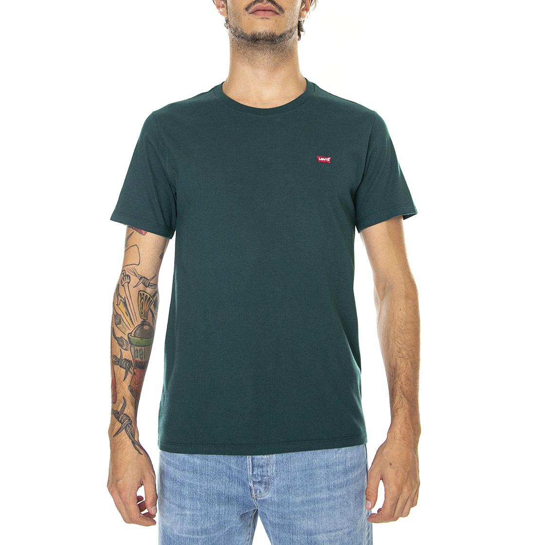 Original HM Tee Ponderosa Pine - Maglietta Girocollo Uomo Verde 56605-0140  LEVIS 