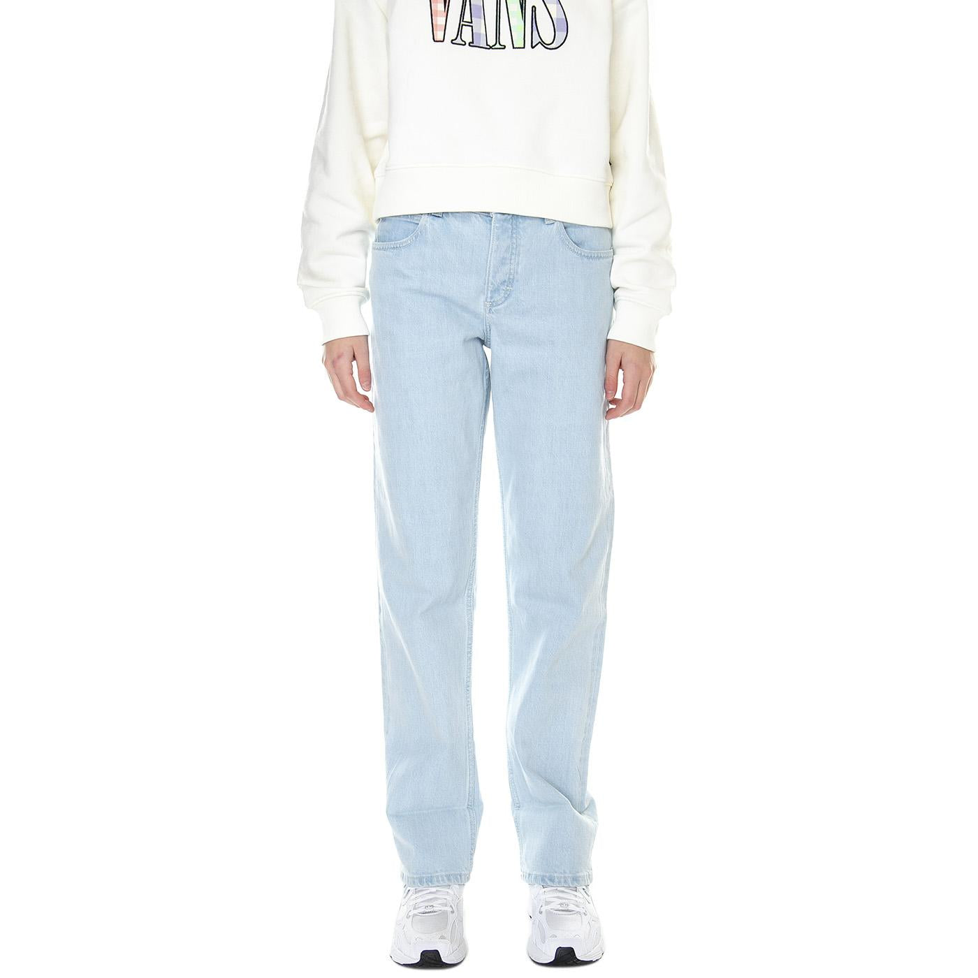 Jane Cuffed Retro Light-L33DFBYV - Pantaloni Denim Jeans Donna Blu 112322450  LEE 