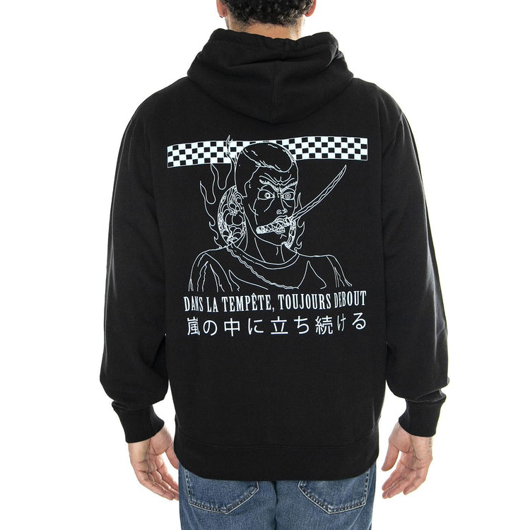 Dans La Tempete Hoodie Sweat Black - Felpa con Cappuccio Uomo Nera I033477.89.67.  EDWIN 