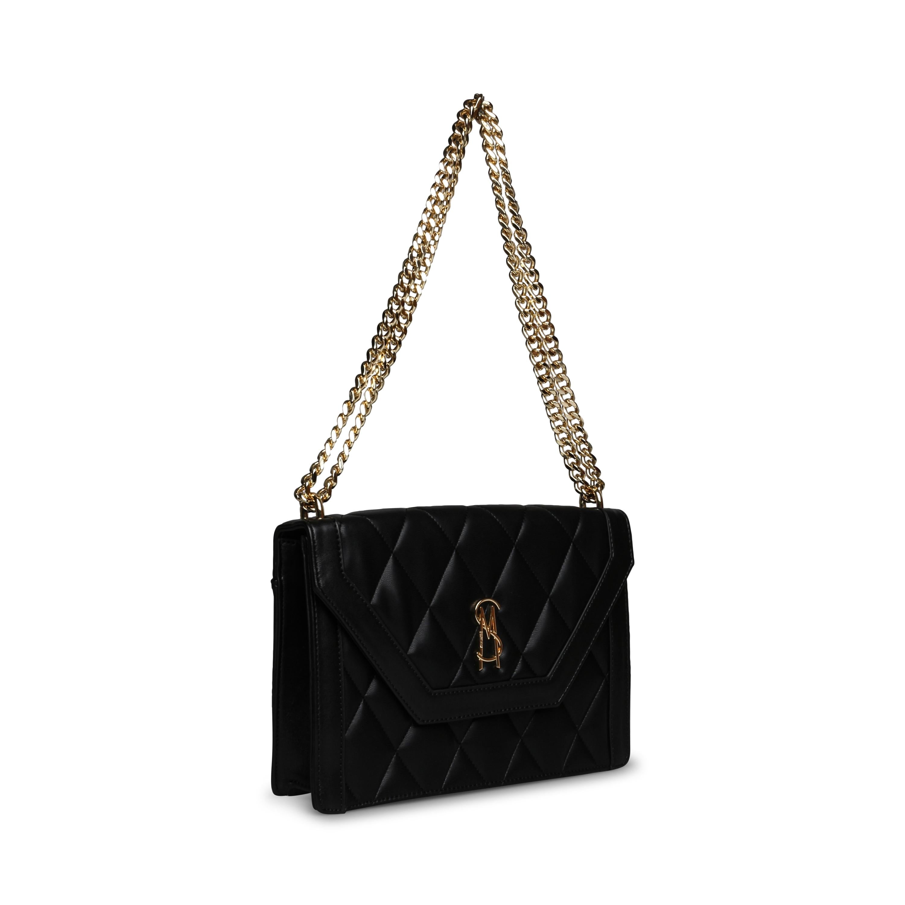 BDiablo Black / Gold - Borsa a Tracolla Nera SMABDIABLO-B-G . STEVE MADDEN 