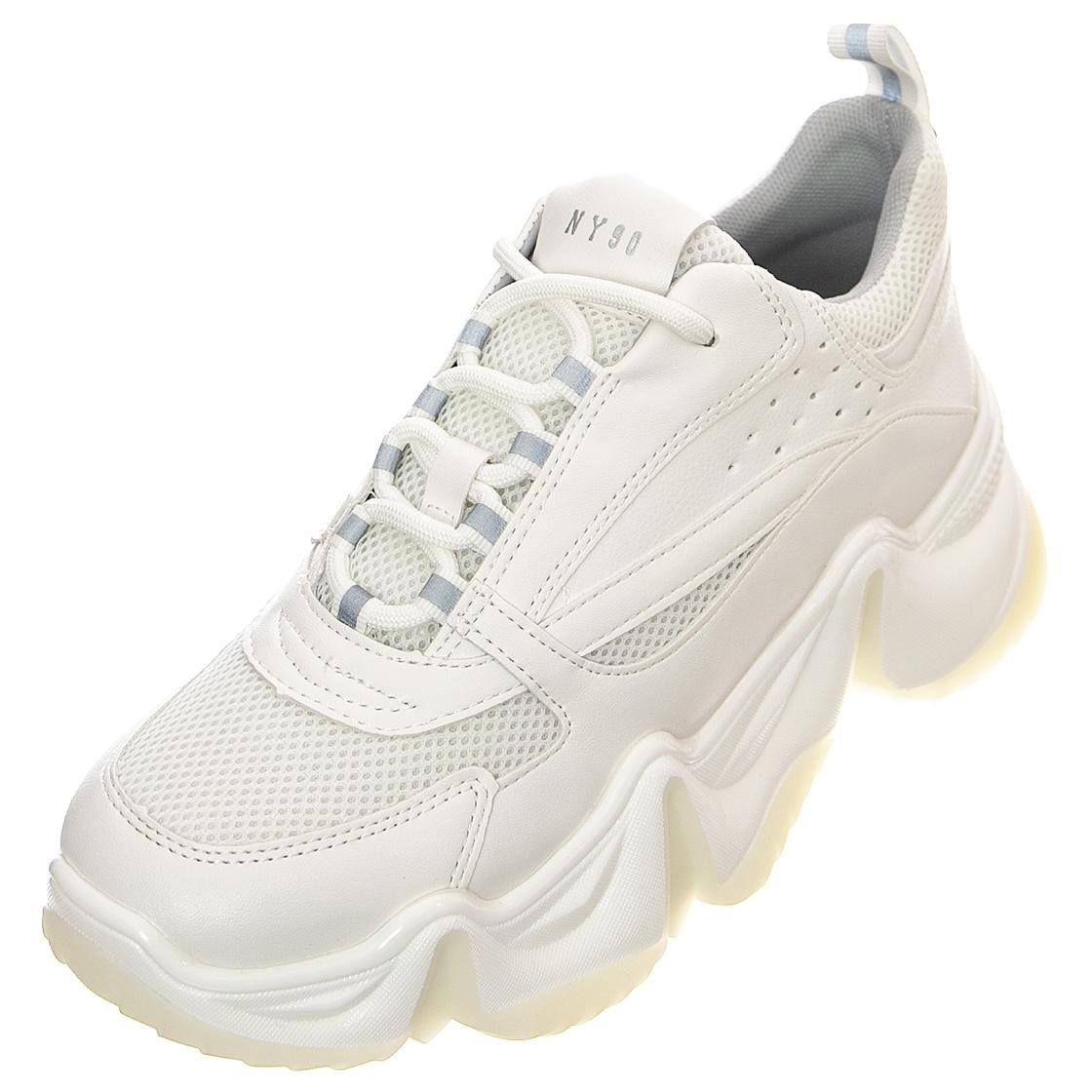 City - Scarpe Stringate Profilo Basso Donna Bianche / Soul White SMPCITY SOUL-WHI  STEVE MADDEN 