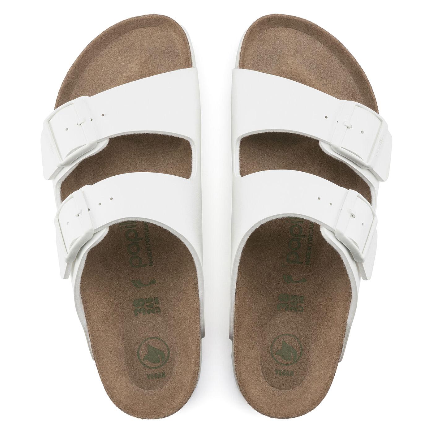 Arizona Grooved White Veg Birko Flor - Sandali Donna Bianchi 1018581  BIRKENSTOCK 