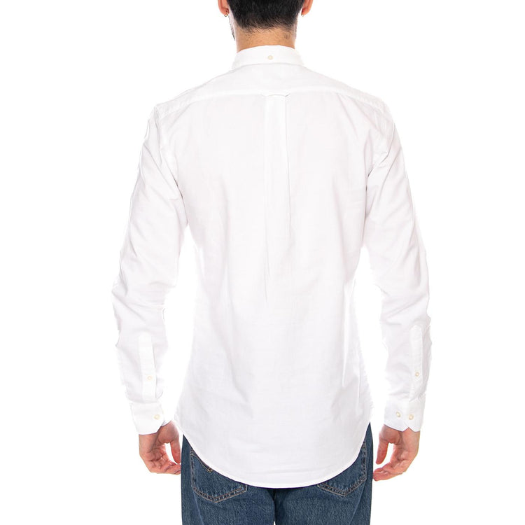 Brewer LS BD Shirt White - Camicia Uomo Bianca F4WSB060 104 FARAH 