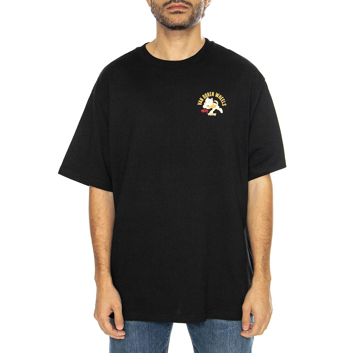 Bark GFX Loose SS Black - Maglietta Girocollo Uomo Nera VN000KW3BLK1  VANS 