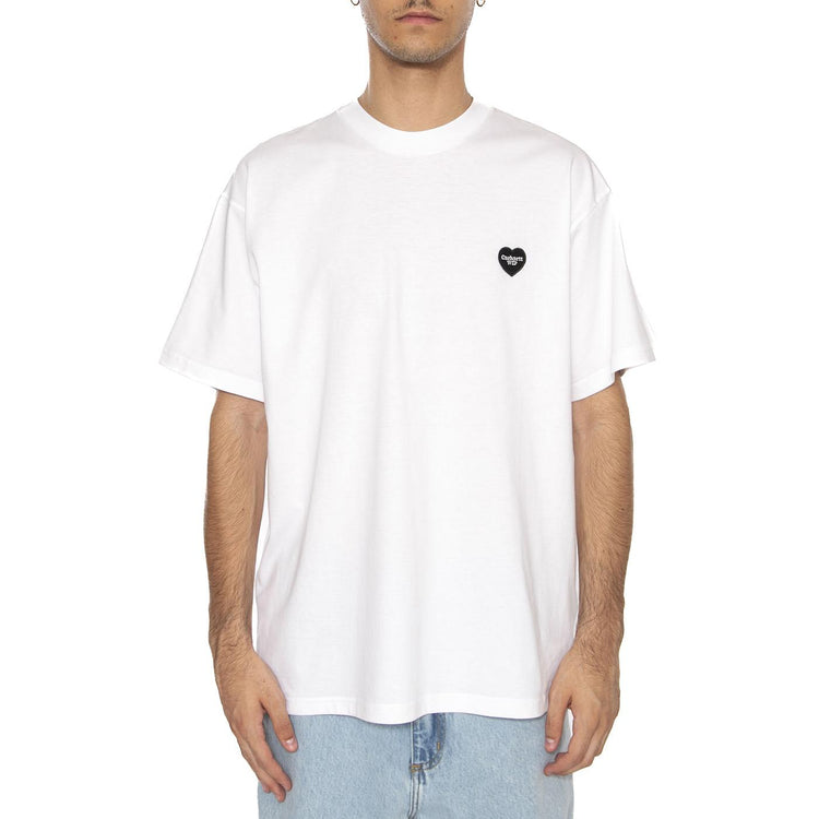 S/S Heart II Hartt T-Shirt White - Maglietta Girocollo Uomo Bianca I035203.02XX . CARHARTT WIP 