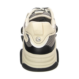 Possession Blk / Bone - Scarpe Stringate Profilo Basso Donna Bianche / Nere / Multicolore SMPPOSSESSION-BLK  STEVE MADDEN 