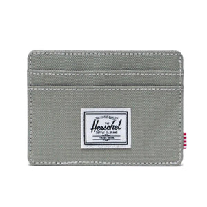 Charlie Cardholder Seagrass / White Stitch - Portacarte Verde 30065-06110-OS  HERSCHEL 