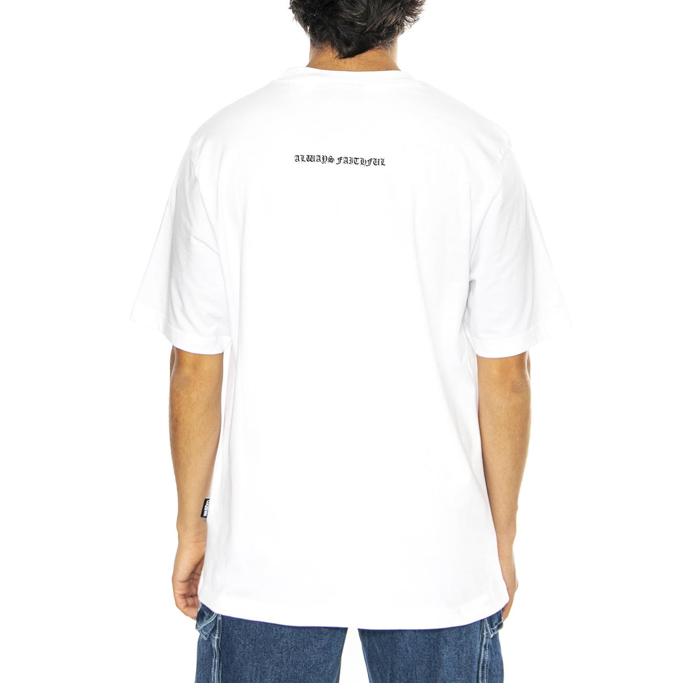 T-Shirt Pitcher White - Maglietta Girocollo Uomo Bianca T-SHIRT PITCHER - - WHITE  WASTED PARIS 