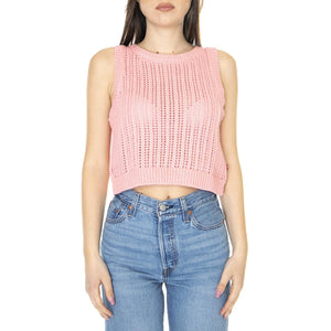 W' Baby Blue Sweater Vest Quartz Pink Red - Smanicato in Maglia Donna Rosa A4247-0000  LEVIS 
