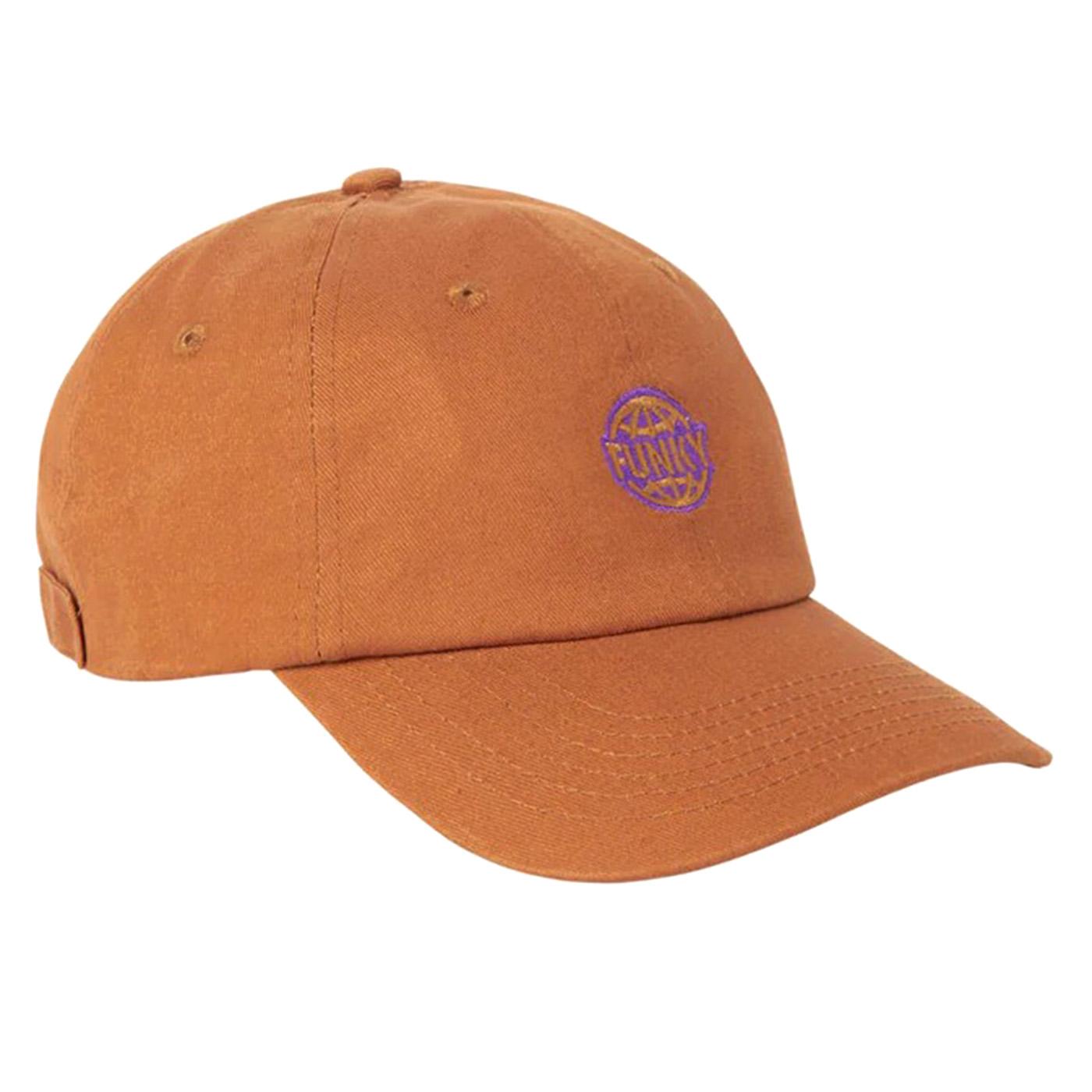 Logo Dad Cap Caramel - Cappellino con Visiera Marrone SS23-Logo Dad Cap Black  FUNKY 