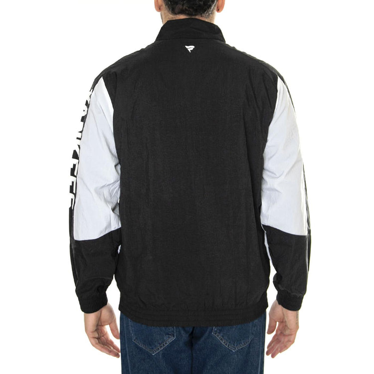 New York Yankees Woven Track Jacket black - Giacca Uomo Nera 00AR-01BU-NK-XXU . FANATICS 