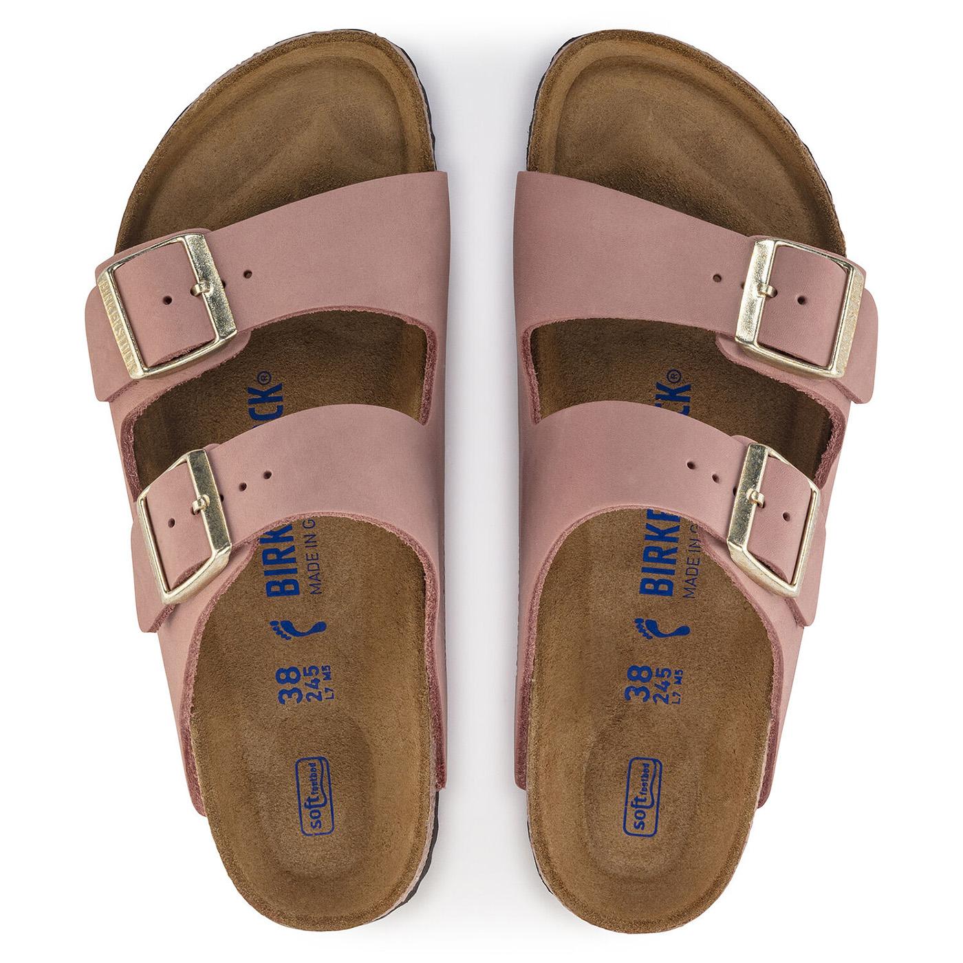 Arizona SFB Old Rose Nubuck Leather - Sandali Donna Rosa 1024219  BIRKENSTOCK 