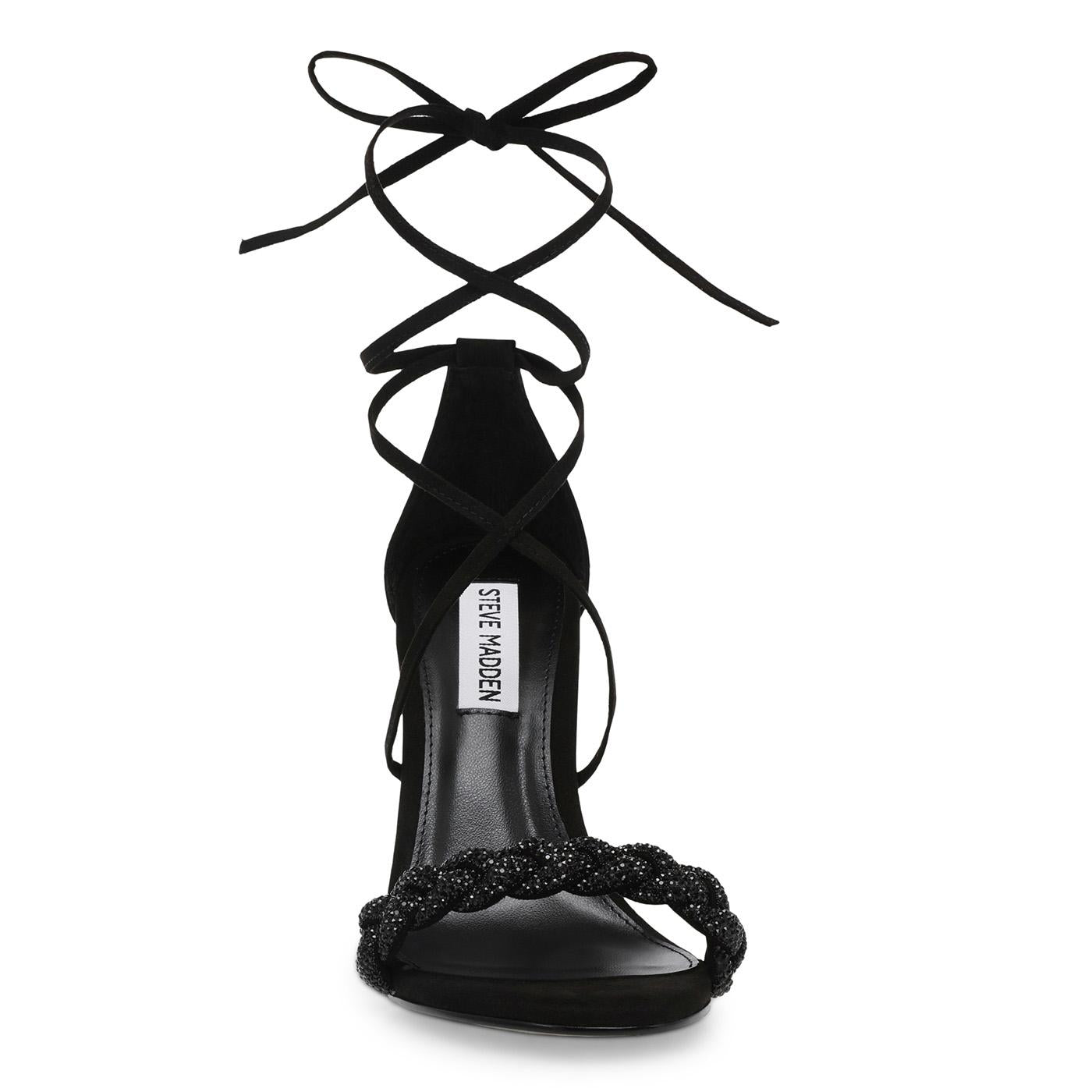 Bejeweled Black Crystal Microsuede + Stones - Sandali Donna Neri SMSBEJEWELED-BLK  STEVE MADDEN 