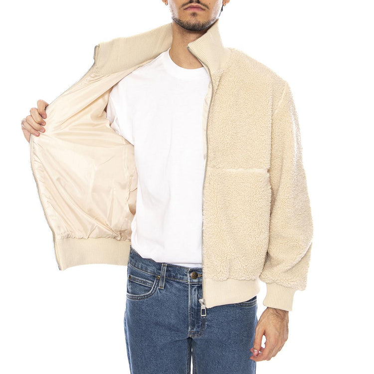 Ray Sherpa Jacket OTW Silver Lining - Giacca Uomo Ecru 22034703-4797917 . ONLY & SONS 