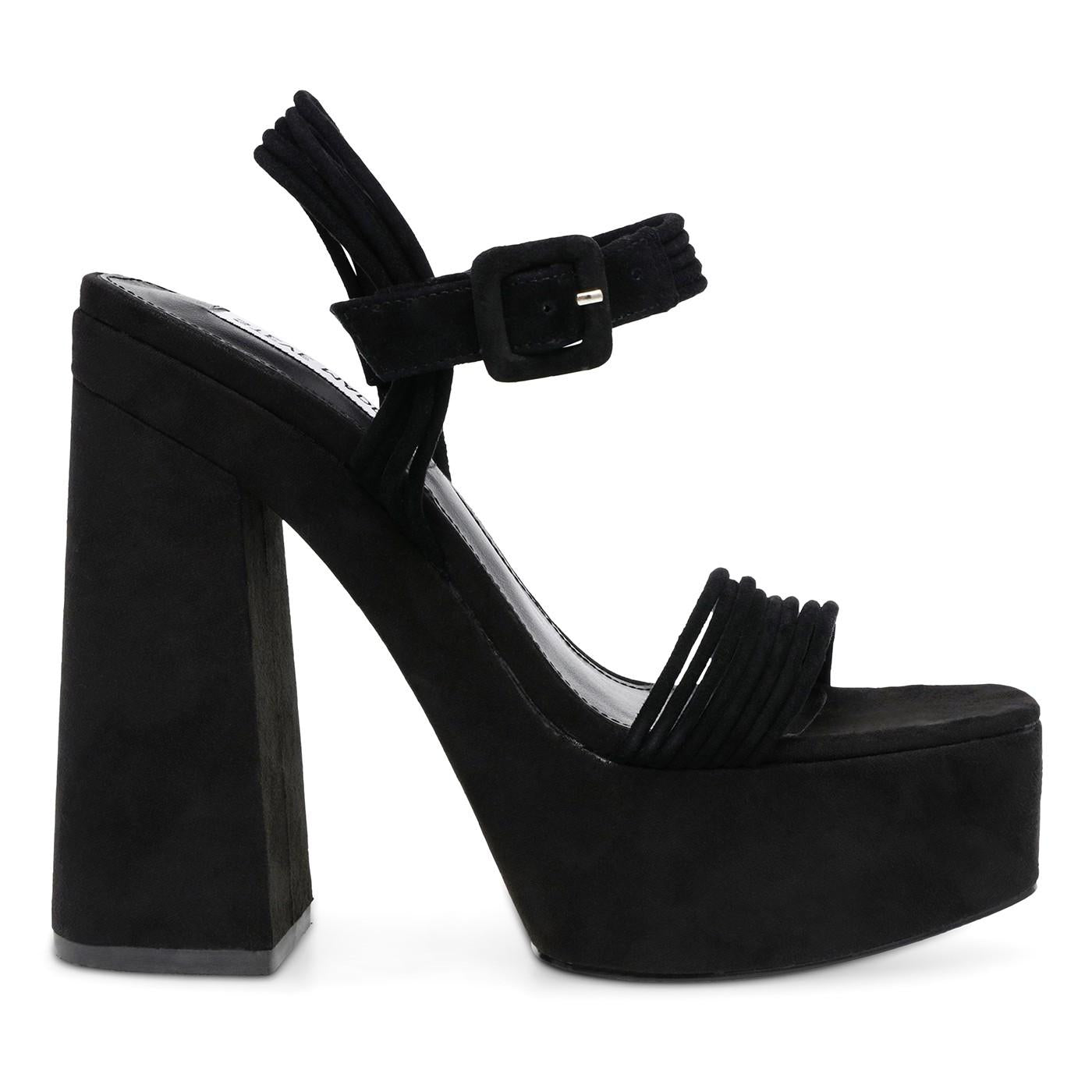 Pin-Up Rose Suede - Sandali Donna Neri SMSPIN-UP-BLA  STEVE MADDEN 