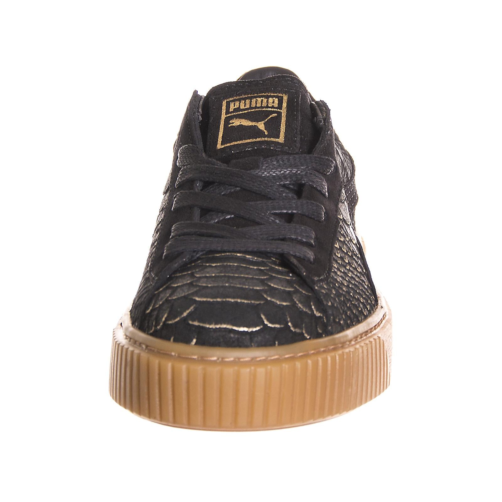 Puma Platform ExotSkinWn s Puma Black-Gold 363377-001  PUMA 