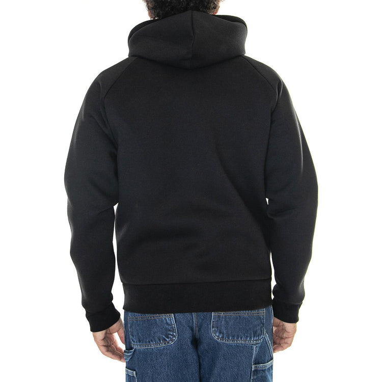 Car-Lux Hooded Jacket Black / Grey - Giacca Invernale Uomo Nera I032935.0GLXX . CARHARTT WIP 