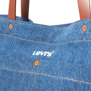 Women's Heritage Tote All Indigo Mid Wash Med Indigo - Borsa Denim Jeans Blu D7959-0002 . LEVIS 