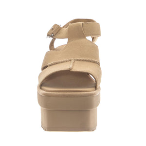 W NEW HEIGHTS PLATFORM T-STRAP MUSTARD SEED - Sandali Donna Beige W1167478-MDSD . UGG 