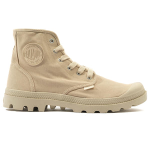 Pampa Hi Sahara / Safari - Scarpe Stringate Profilo Alto Uomo Beige PAS02352-221-M  PALLADIUM 