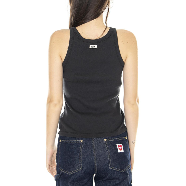 W' Racer Tank Caviar - Canotta Donna Nera A3381-0001  LEVIS 