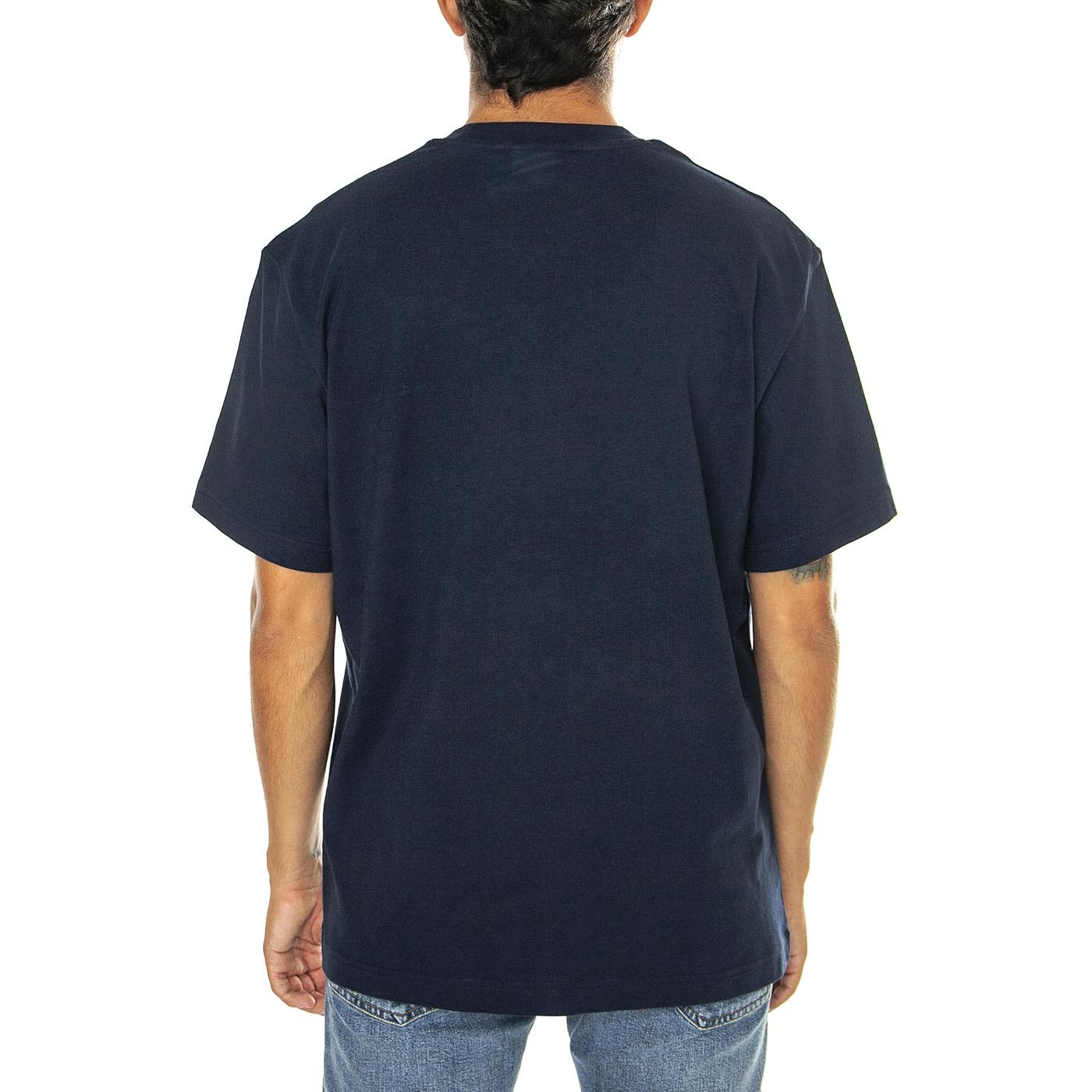 T-Shirt 166 - Maglietta Girocollo Uomo Blu TH7318-166 . LACOSTE 