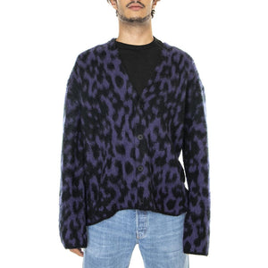 Hiji Cardigan Violet / Black - Cardigan Uomo Viola / Nero I029761.1B2.67.-1B2.67  EDWIN 