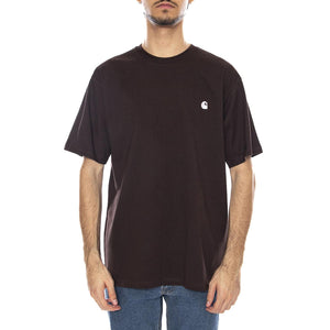S/S Madison T-Shirt Palisander / Wax - Maglietta Girocollo Uomom Marrone I033000.39GXX . CARHARTT WIP 