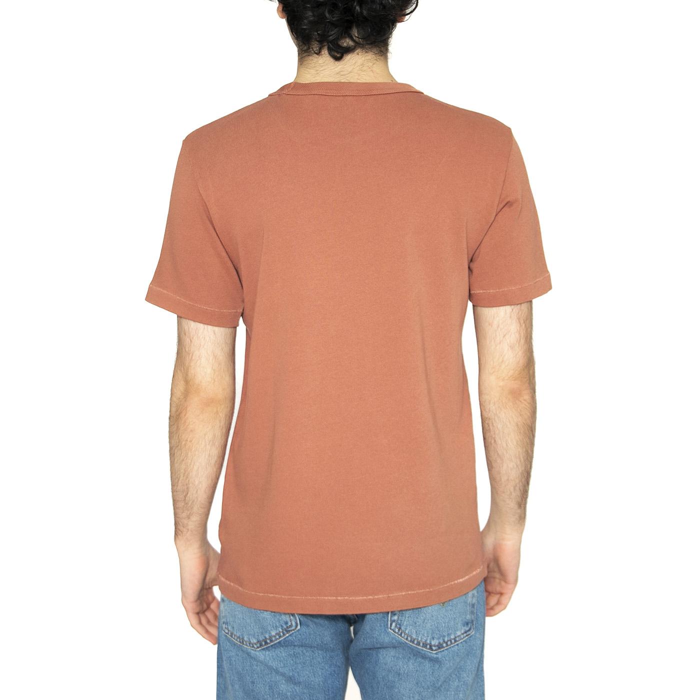 101 Core Tee Redwood - Maglietta Girocollo Uomo Rossa 112363863  LEE 