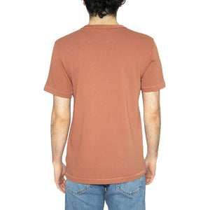 101 Core Tee Redwood - Maglietta Girocollo Uomo Rossa 112363863  LEE 