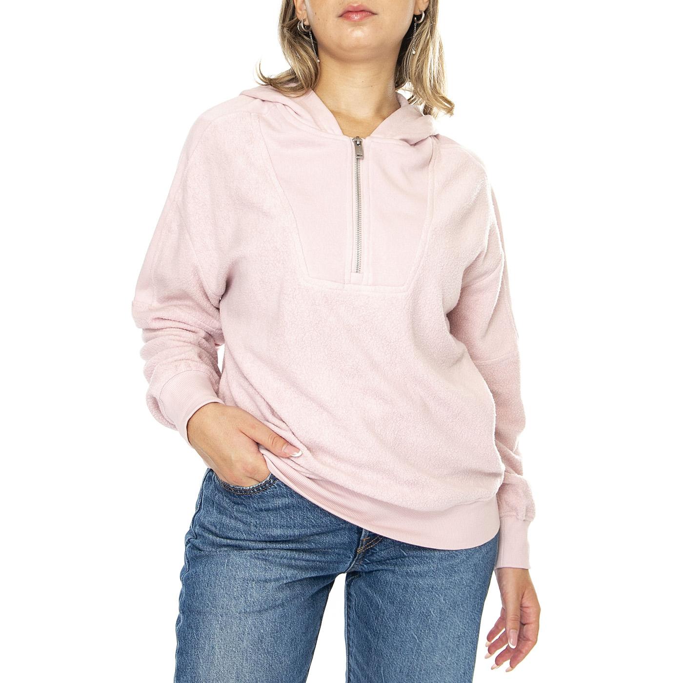 Stephny Mixed Hoodie Mauve - Felpa con Cappuccio Donna Rosa UGC1152781-MAU  UGG 