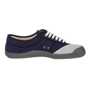 Basic Canvas Shoes - Blue / Grey - Scarpe Stringate Profilo Basso Uomo / Donna Blu 75891_4  KAWASAKI 