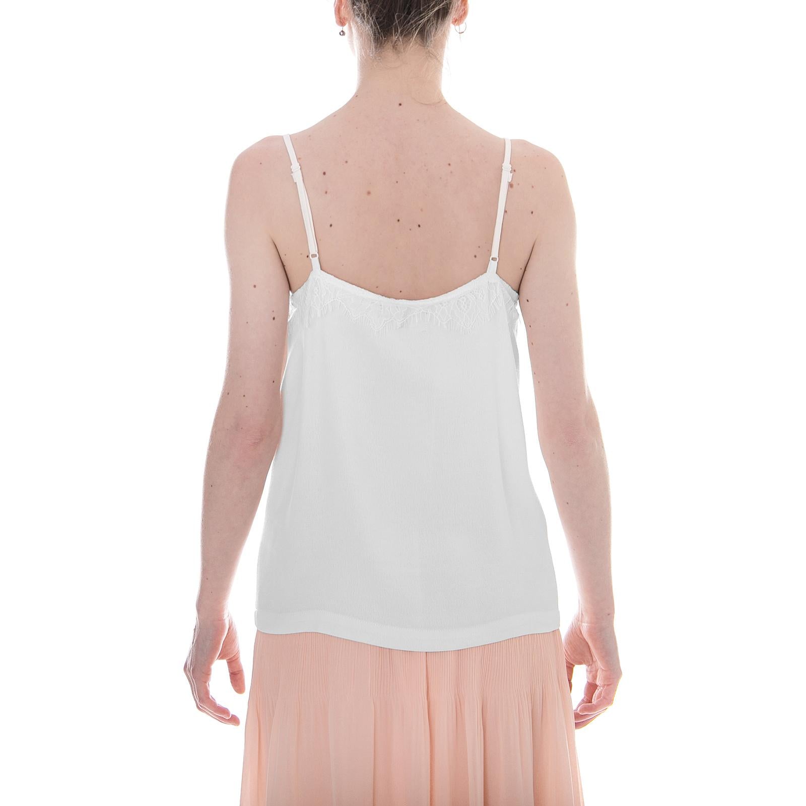 Binie Tank Top - Broken White - Canotta Donna Bianca 162050097-004  MINIMUM 